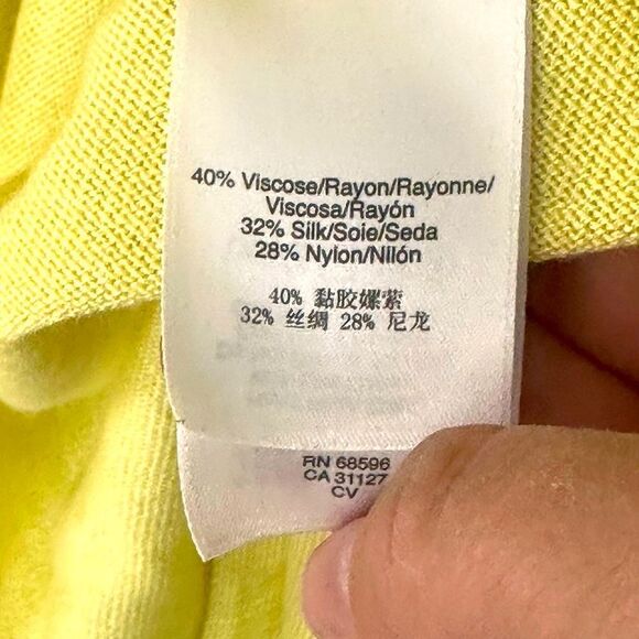 DKNY Open Front High-low Asymmetrical Cardigan Sweater Shrug - Picture 4 of 4